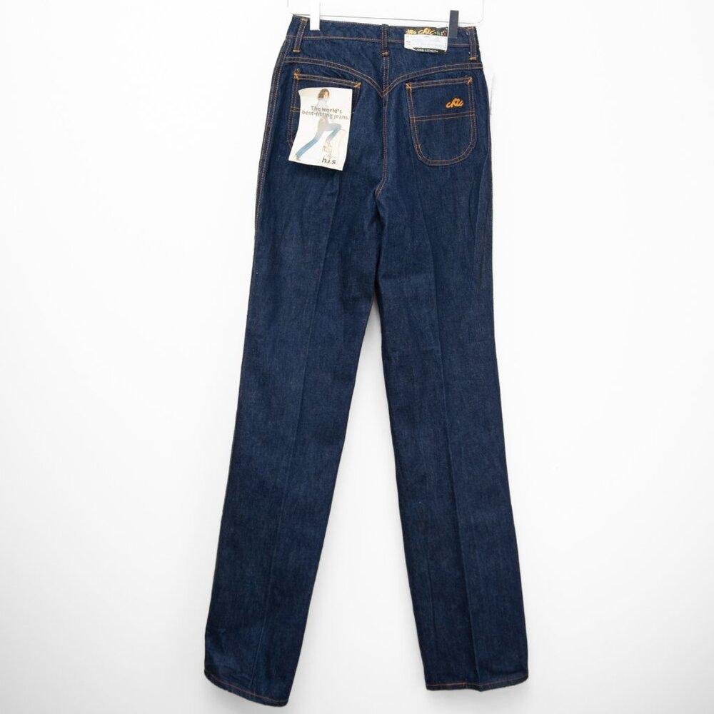 Vintage Ms. Chic By H.I.S. Jeans Parisienne Deadstock 80s Denim Blue 10 Long New - Picture 2 of 10